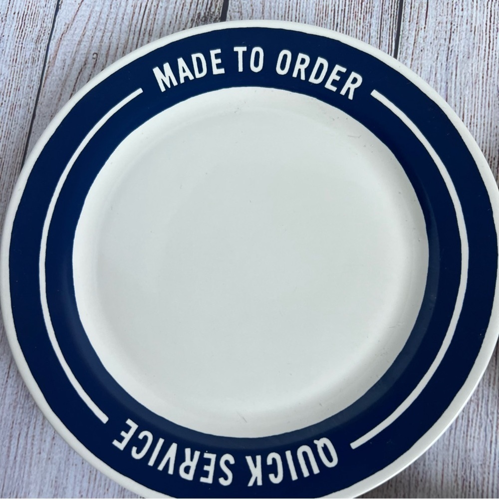 KATE SPADE Lenox All In Good Taste Order’s Up Accent Plate 9” New - Picture 2 of 7